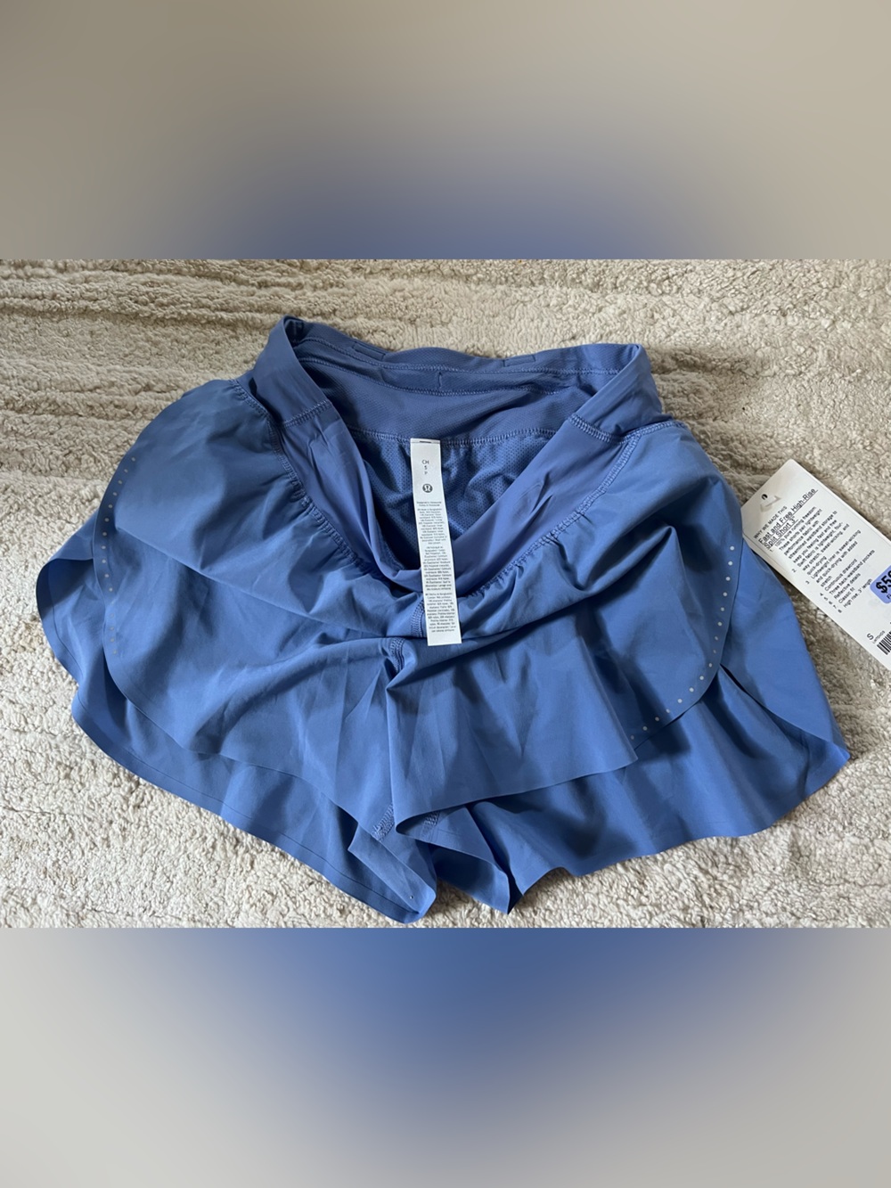 lululemon fast and free high-rise split short 3”